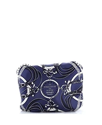 Pre-Owned Hermes Balusoie Bag Printed Silk and Leather