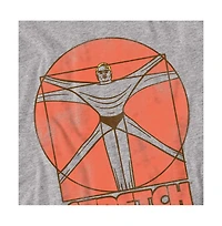 Logovision Men's Stretch Armstrong Da Vinci's T Shirt