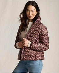 Lands' End Women's Wanderweight Packable Print Down Jacket