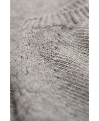 Celtic & Co. Women's Boxy Saddle Shoulder Crew Neck Sweater