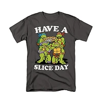 Logovision Men's Classic Tmnt Teenage Mutant Ninja Turtles Have A Slice Day T Shirt