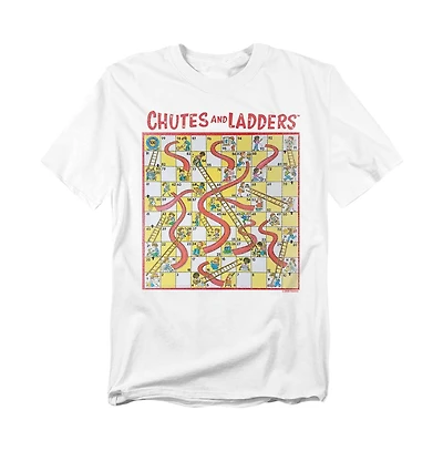 Logovision Men's Chutes and Ladders Game Board Art from 1979 T Shirt