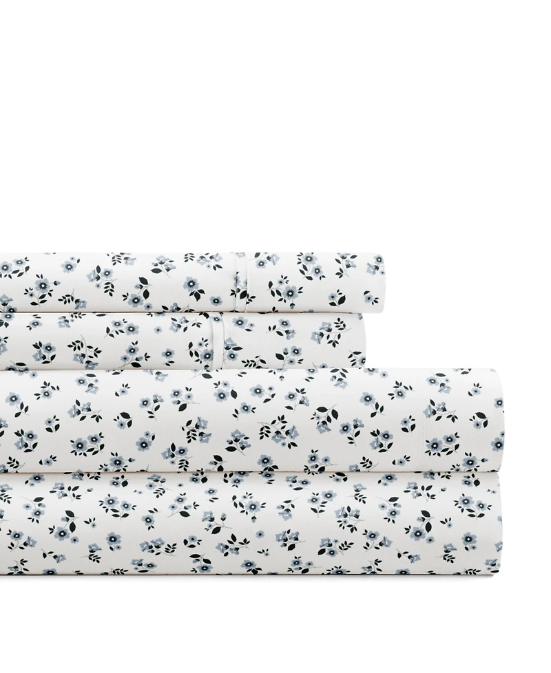 ienjoy Home Delicate Blossoms 4-p.c. Sheet Set