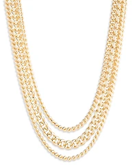 Lauren Ralph Lauren Gold-Tone Multirow Collar Necklace