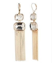 Lauren Ralph Lauren Glass Stone Fringe Chandelier Earrings