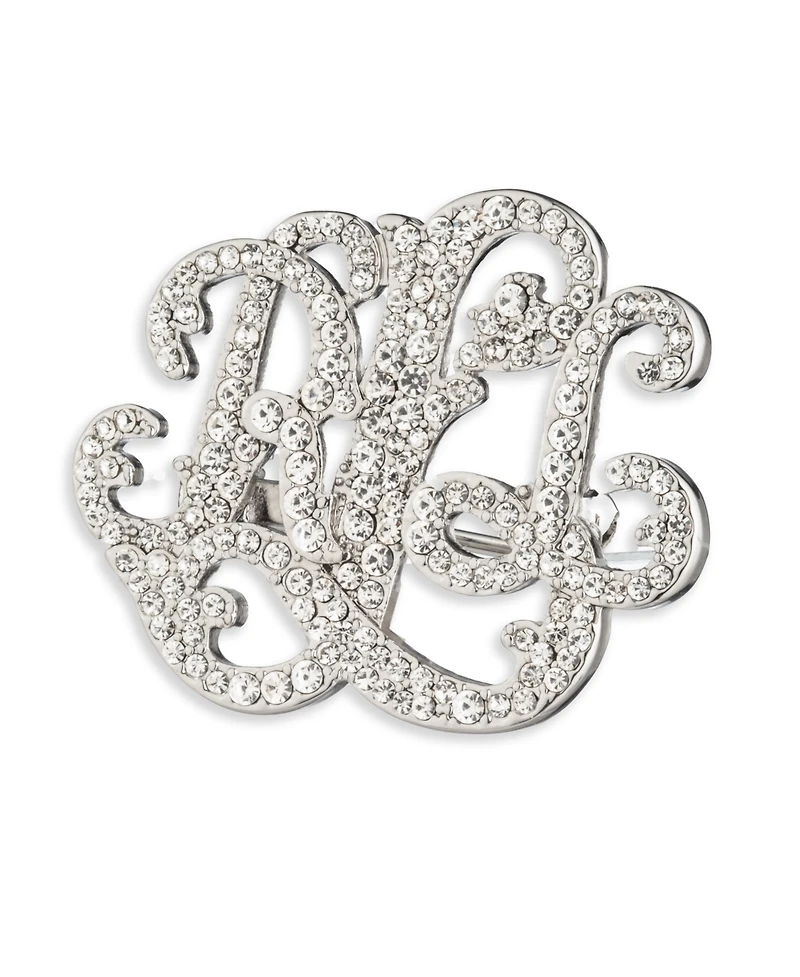 Lauren Ralph Lauren Crystal Stone Script Pin