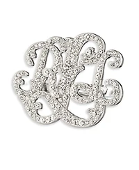 Lauren Ralph Lauren Crystal Stone Script Pin