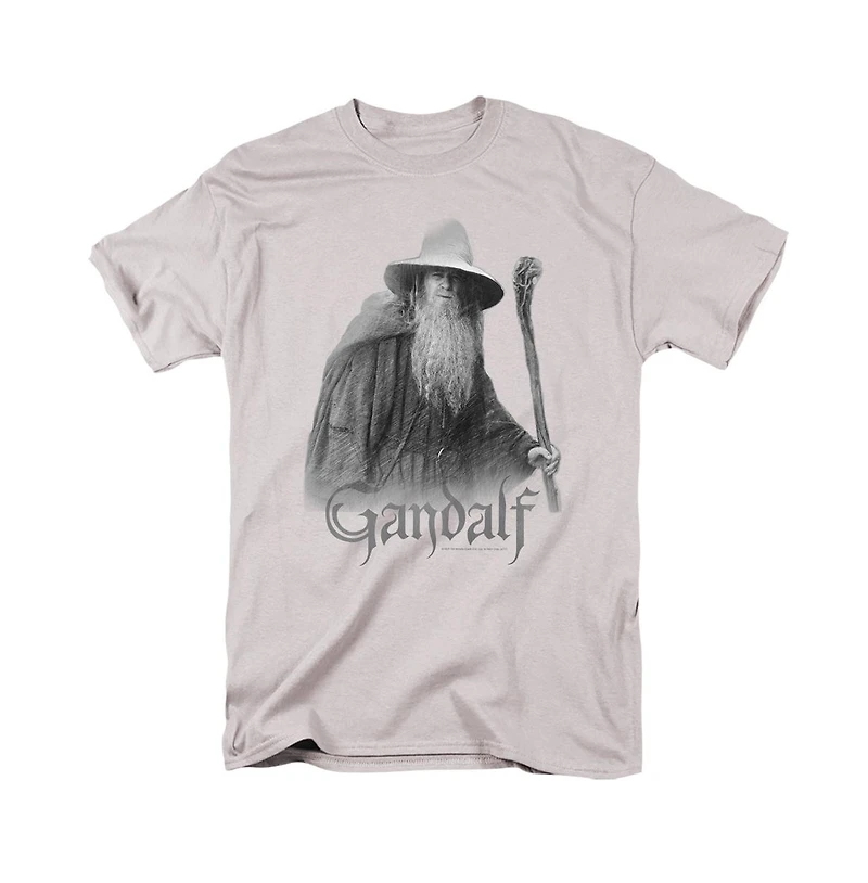 Logovision Men's Lord of The Rings Gandalf Grey T Shirt