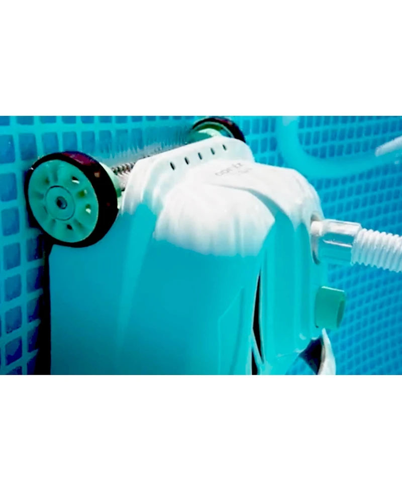 Intex 700 Gal Per Hour Above Ground Pool Cleaner Robot Vacuum w/ 21 Ft Hose
