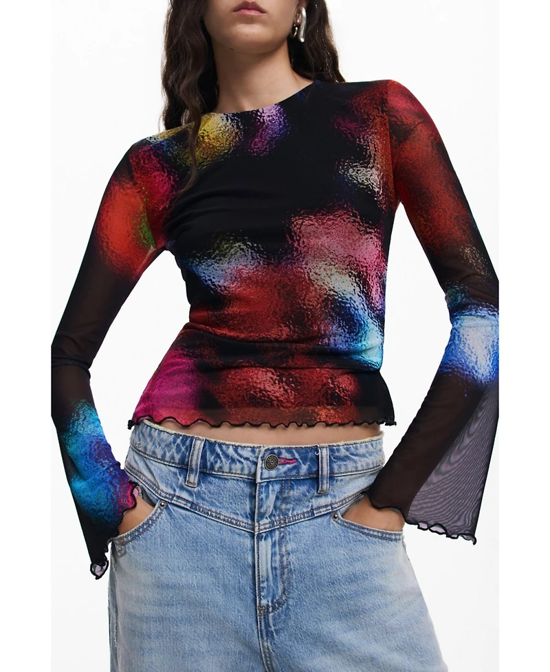 Desigual Women's T-shirt designed by M. Christian Lacroix