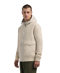 Pajar Men's Men s Hader Wool Blend Bomber Jacket with Removable Hooded Bib