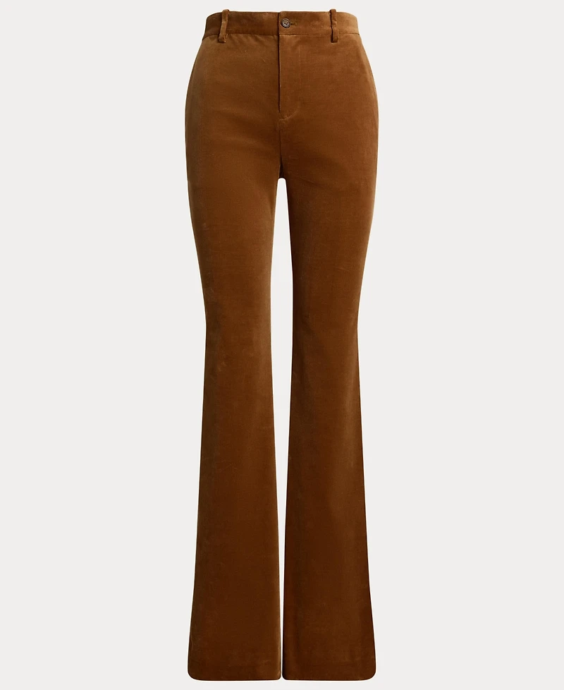 Lauren Ralph Women's High Rise Corduroy Flare Pants
