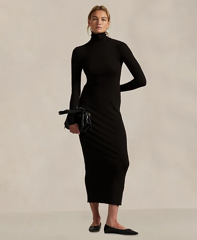 Polo Ralph Lauren Women's Ribbed Turtleneck Dress