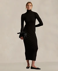Polo Ralph Lauren Women's Ribbed Turtleneck Dress