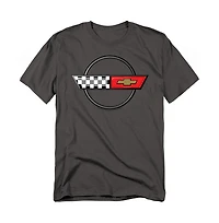 Logovision Men's Chevrolet 4th Gen Vette Logo T Shirt