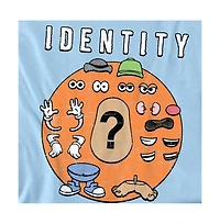 Logovision Men's Potato Head Potato Head's Identity Crisis T Shirt