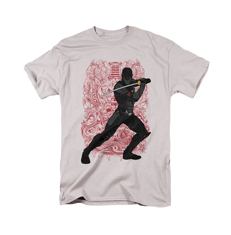 Logovision Men's Snake Eyes G.i. Joe Origins Red Tattoo T Shirt
