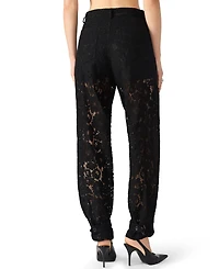 Steve Madden Women's Mid-Rise Seamed Ankle Straps Pants