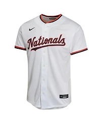 Nike Big Boys and Girls Dylan Crews White Washington Nationals Alternate Game Player Jersey