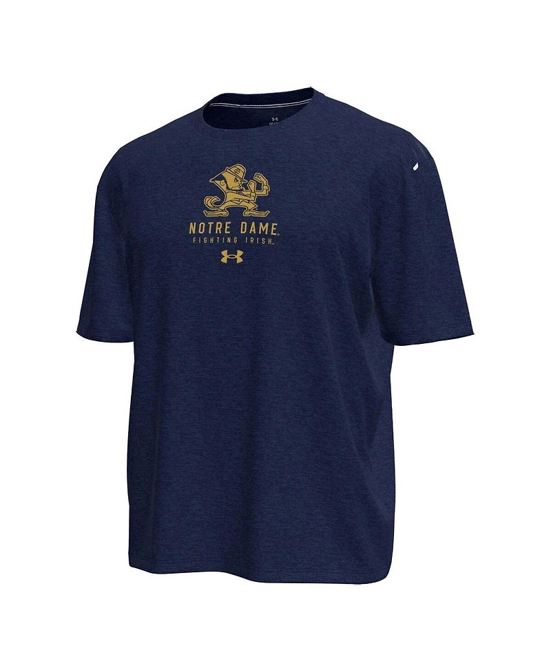 Under Armour Men's Navy Notre Dame Fighting Irish Gameday Motion Heavyweight T-Shirt