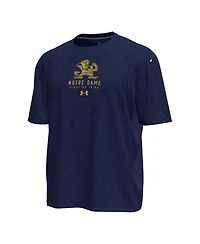 Under Armour Men's Navy Notre Dame Fighting Irish Gameday Motion Heavyweight T-Shirt