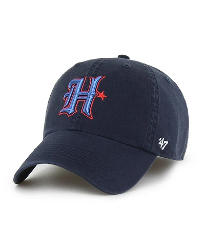 '47 Brand Men's Navy Houston Texans Alternate Logo Franchise Fitted Hat