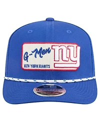 New Era Men's Royal New York Giants Chant 9SEVENTY Stretch-Snap Hat