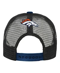 Outerstuff Big Boys and Girls White/Orange Miami Dolphins Modern Fan Trucker Adjustable Hat