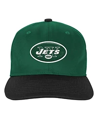 Outerstuff Big Boys and Girls Green New York Jets True Retro Adjustable Hat