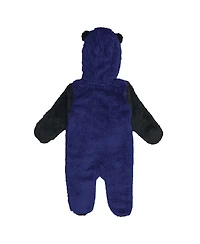 Outerstuff Baby Boys and Girls Purple Baltimore Ravens Stay Napping Fleece Bunting Full-Zip Sleeper
