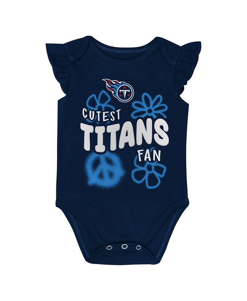 Outerstuff Baby Girls 2-Piece Tennessee Titans The Sunshine Bodysuit Set