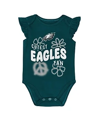 Outerstuff Baby Girls 2-Piece Philadelphia Eagles The Sunshine Bodysuit Set