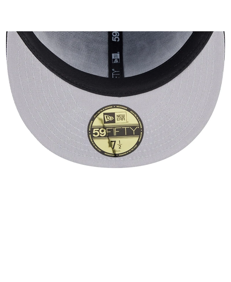 New Era Men's Black Las Vegas Raiders Oversized 59FIFTY Fitted Hat