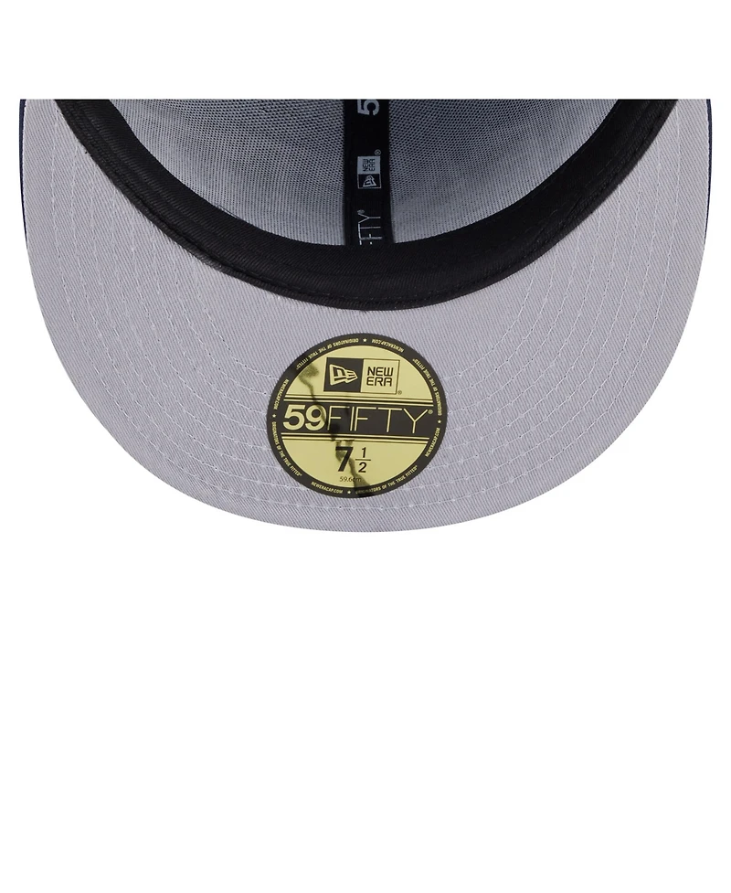 New Era Men's College Navy Seattle Seahawks Oversized 59FIFTY Fitted Hat