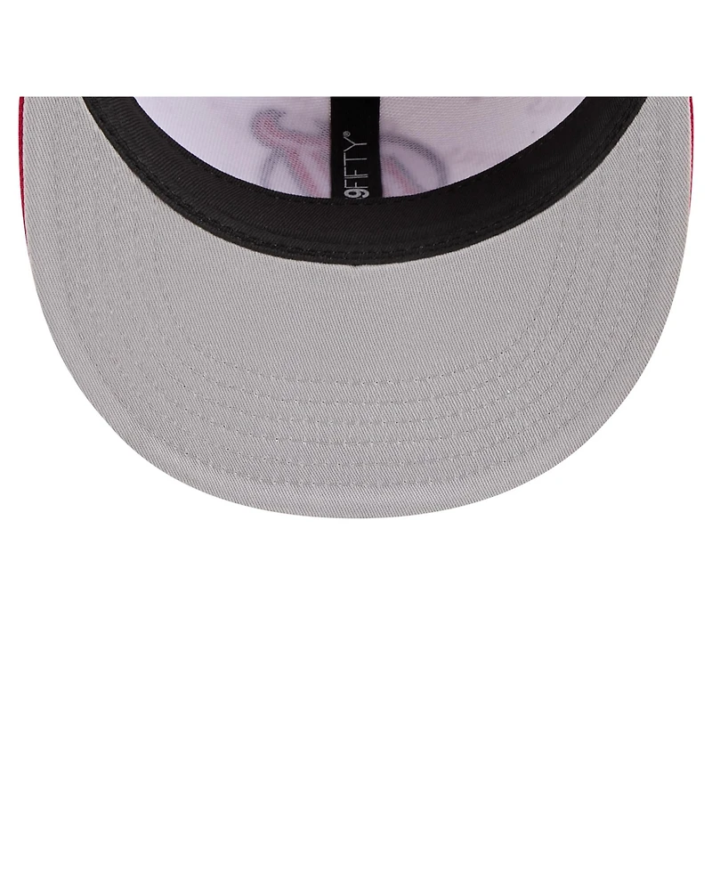 New Era Men's White/Red Jersey Devils Repeat Two-Tone 59FIFTY Fitted Hat