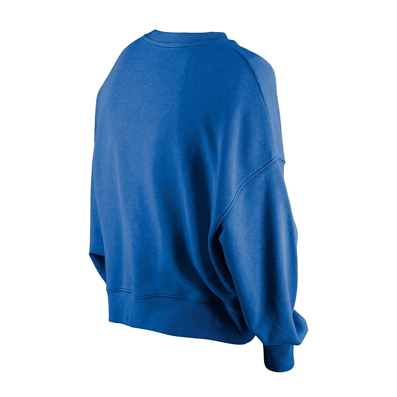 New Era Girl's Royal Buffalo Bills Flip Sequin Sweatshirt
