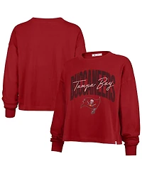 '47 Brand Women's Red Tampa Bay Buccaneers Muse Sydney Long Sleeve T-Shirt
