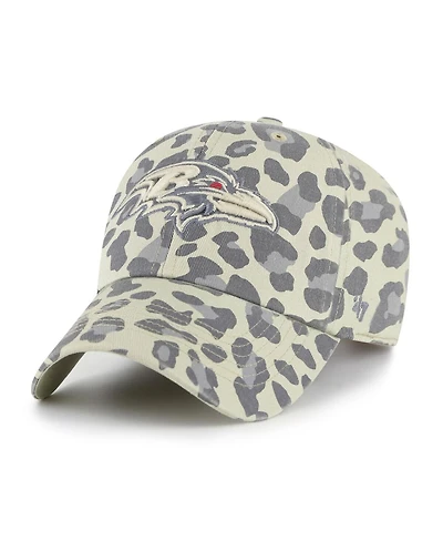 '47 Brand Women's Gray Baltimore Ravens Bagheera Clean Up Adjustable Hat
