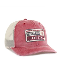 '47 Brand Men's Red Tampa Bay Buccaneers Canteen Relaxed Trucker Adjustable Hat