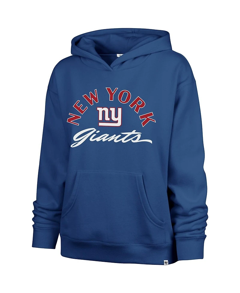 '47 Brand Women's Royal New York Giants Whirlwind Naomi Pullover Hoodie