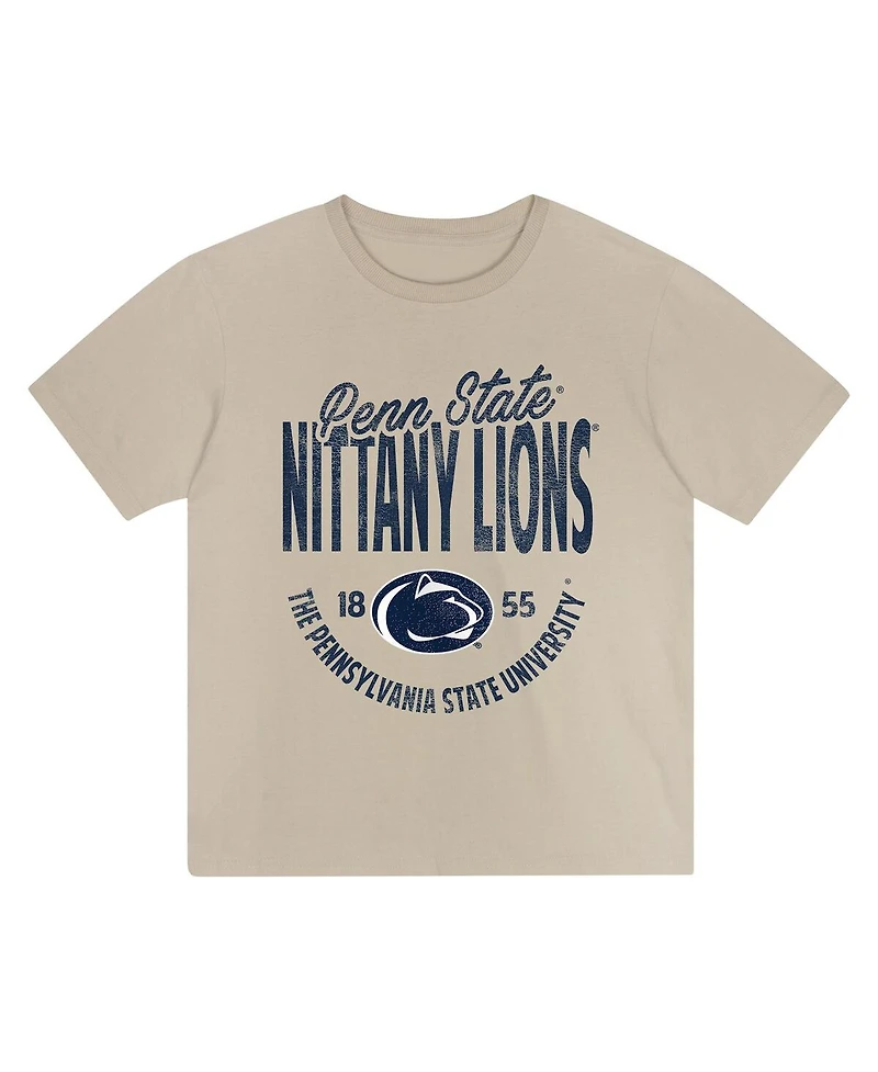 Outerstuff Toddler Tan Penn State Nittany Lions News Flash T-Shirt