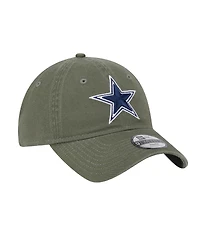 New Era Big Boys and Girls Olive Dallas Cowboys Main 9TWENTY Adjustable Hat