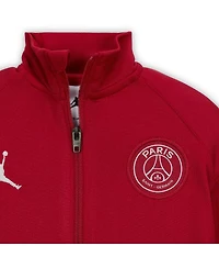Jordan Baby Boys and Girls 2-Piece Red Paris Saint-Germain 2024/25 Fourth Strike Full-Zip Track Jacket and Pants Set