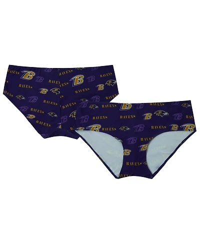 Concepts Sport Women's Purple Baltimore Ravens Mosaic Allover Print Knit Panty