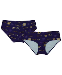 Concepts Sport Women's Purple Baltimore Ravens Mosaic Allover Print Knit Panty
