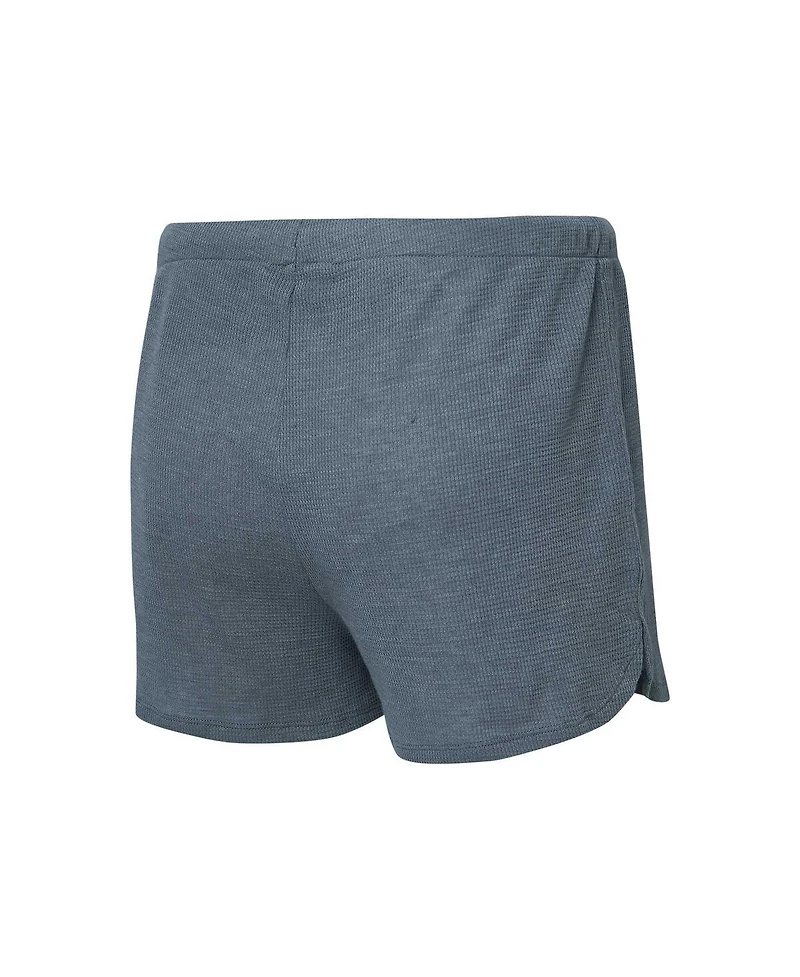 Concepts Sport Women's Gray Minnesota Wild Meadow Long Sleeve Top Shorts and Sleep Set