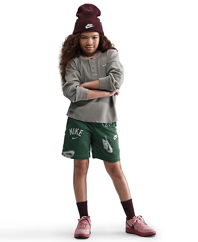 Nike Kids 7-20 Sportswear Club French Terry Shorts