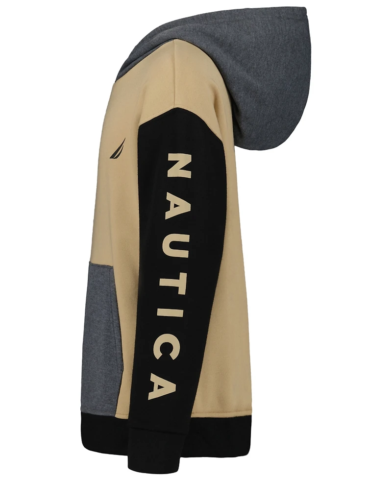 Nautica Boys 8-20 Color Blocking Piecing Hoodie