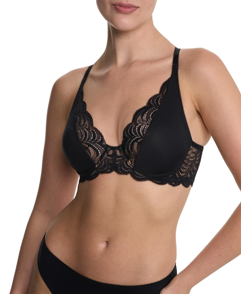 Natori Persuasion Lace Convertible Plunge T-Shirt Bra