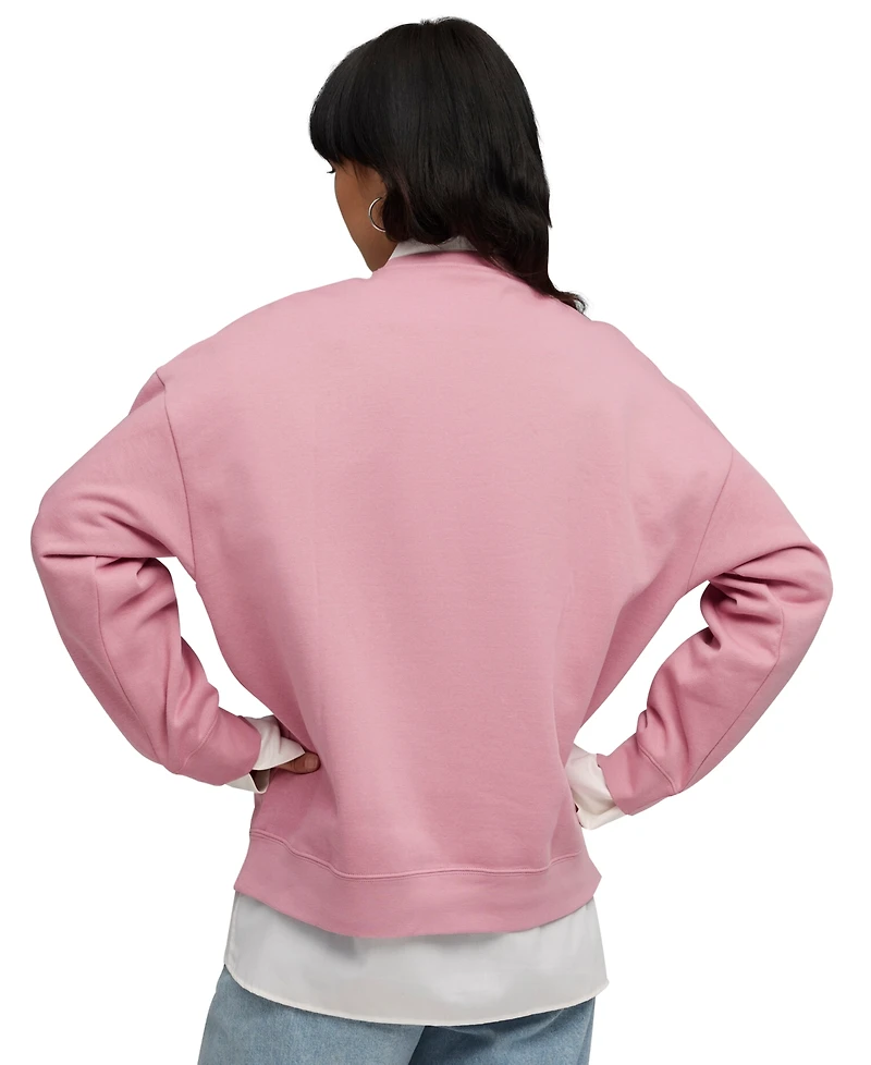 Puma Women's Essential Oversized Crew Fleece Sweatshirt